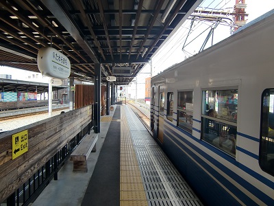 えち鉄の田原町駅