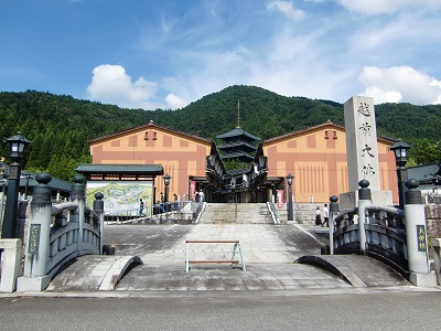 勝山市の越前大佛の大佛橋