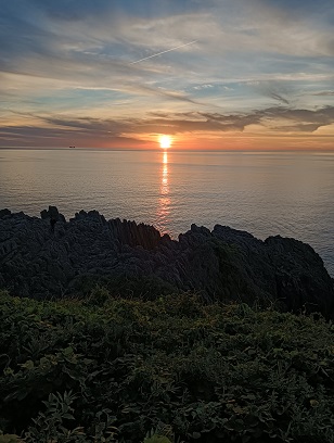 東尋坊の夕日③