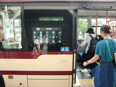 永平寺行き路線バス