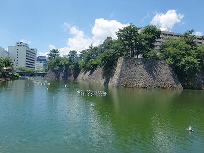 福井城址の外観