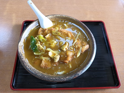 平野屋のカツカレーうどん